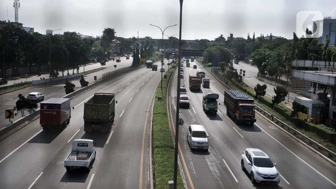FOTO: Ada Larangan Mudik Lebaran, Jalan Tol Dibatasi Mulai 24 April 2020