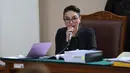 Sebelumnya, Nikita Mirzani bersaman asistennya, Ismail Marzuki didakwa atas dugaan pemerasan terhadap dr. Reza Gladys, pemilik produk Glafidsya. (Kapanlagi.com/Budy Santoso)