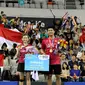 Ganda campuran Indonesia Praveen Jordan / Debby Susanto meraih gelar juara Korea Terbuka Super Series 2017. (Humas PP PBSI)