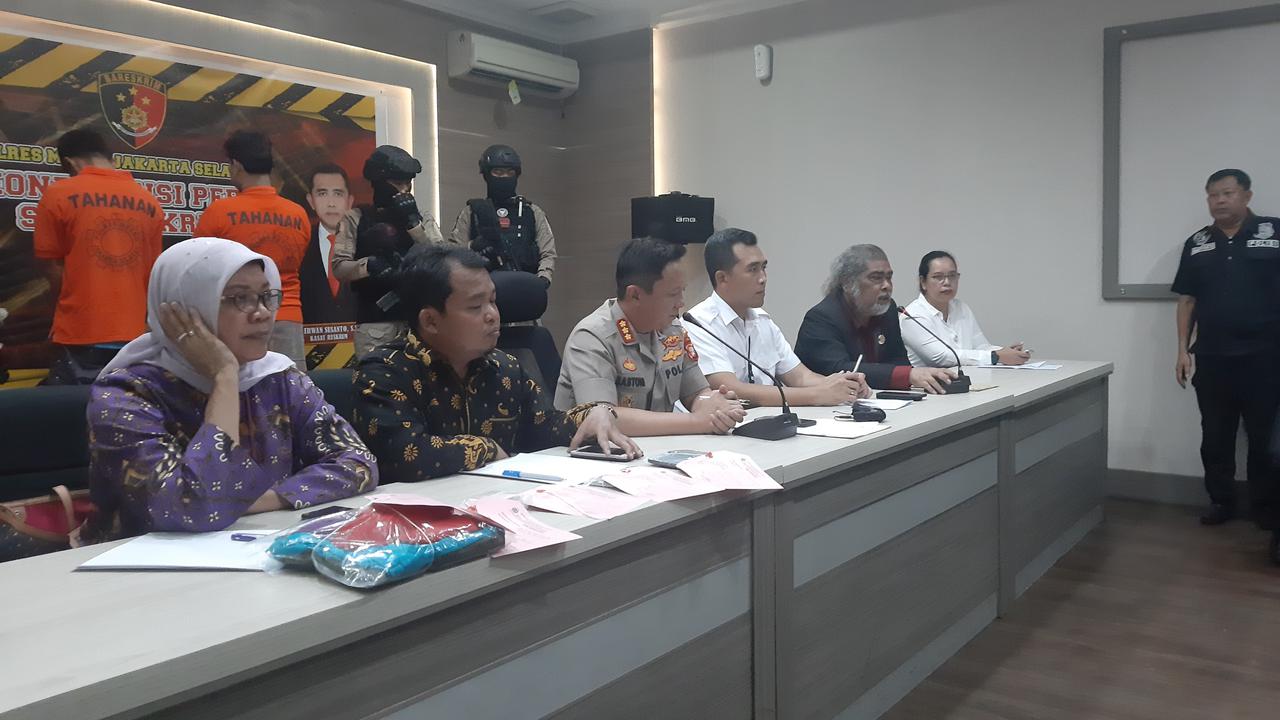 Polisi membongkar prostitusi anak di Apartemen Kalibata, Rabu (29/1/2020).