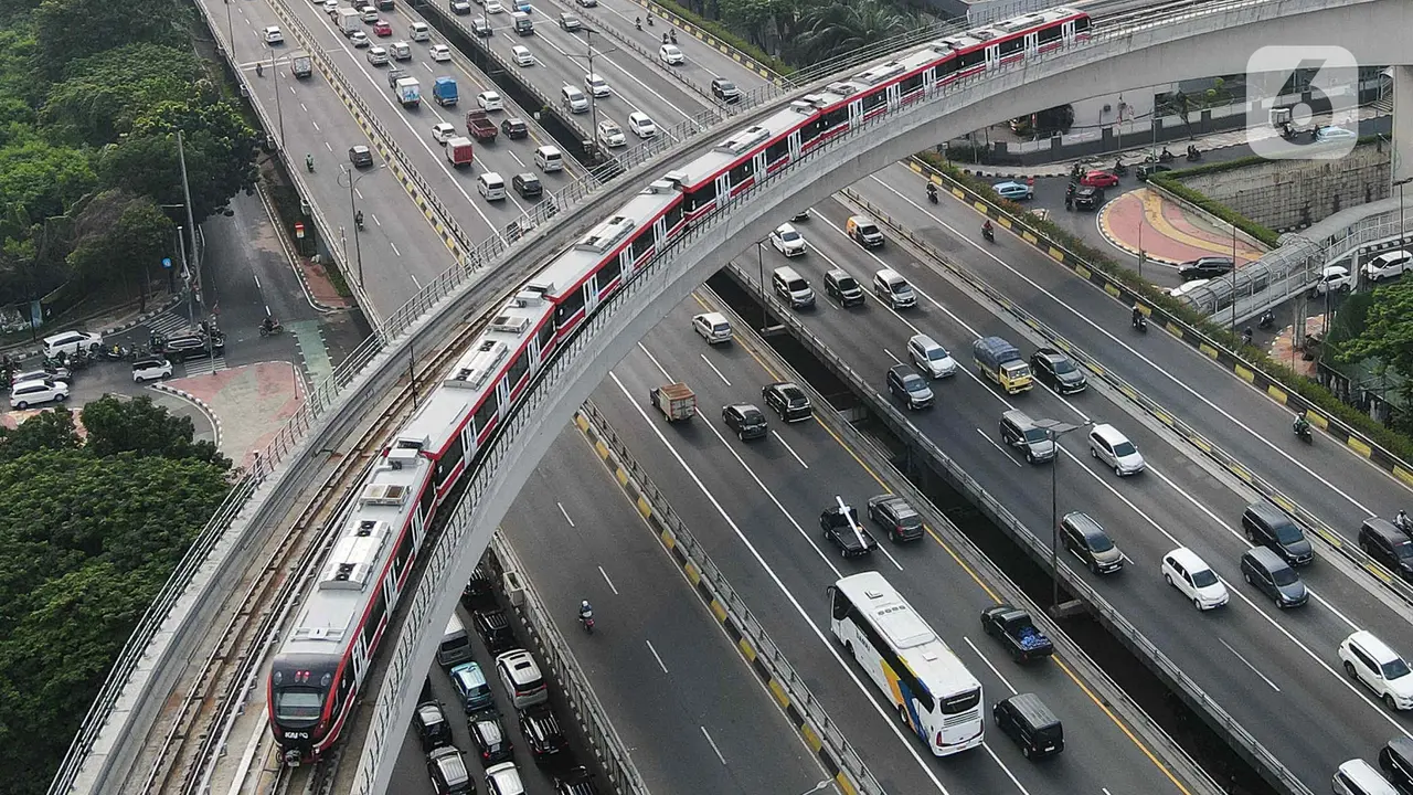 Jembatan Lengkung LRT Jabodebek