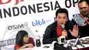 "Ini pertandingan terakhir saya. saya harap tidak dilihat dari hasil hari ini saja, yang lalu, kekalahan, kemenangan, proses, dari latihan maupun pertandingan,” tutur Taufik.(Liputan6.com/Helmi Fithriasyah).