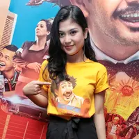 Delia Husein, debut film perdananya lewat Benyamin Biang Kerok. Merupakan hal yang sangat luar biasa bagi dirinya lantaran mendapatkan lawan main yang merupakan para aktor dan aktris senior. (Adrian Putra/Bintang.com)