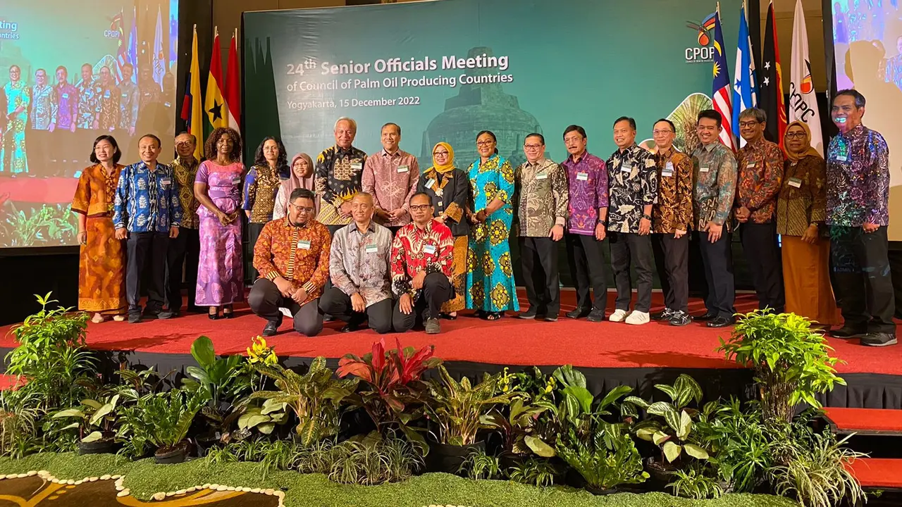 Senior Officials Meeting (SOM) CPOPC ke-24 yang dilaksanakan secara hybrid di Yogyakarta, Kamis (15/12)