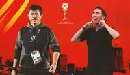 Piala AFF U-19 - Timnas Indonesia Vs Malaysia - Duel Pelatih: Indra Sjafri Vs Juan Torres Garrido (Bola.com/Adreanus Titus)