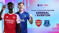 Arsenal vs Everton menjadi misi raih poin penuh untuk menjauhi dari kejaran Man City