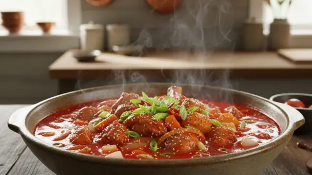 Ayam dengan saus Gochujang/Gemini AI