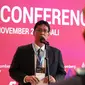 Ketua Dewan Komisioner LPS Purbaya Yudhi Sadewa. LPS bersama dengan Bloomberg menggelar LPS-Bloomberg CEO Forum 2022, di Bali, pada 11 November 2022 sekaligus mempromosikan Ibu Kota Negara (IKN) kepada calon investor.