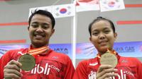 Ganda campuran Rehan Naufal Kusharjanto/Siti Fadia Silva Ramadhanti menjadi andalan Indonesia untuk meraih medali emas Kejuaraan Dunia Junior 2017 di Yogyakarta, 9-22 Oktober 2017. (Badminton Indonesia)