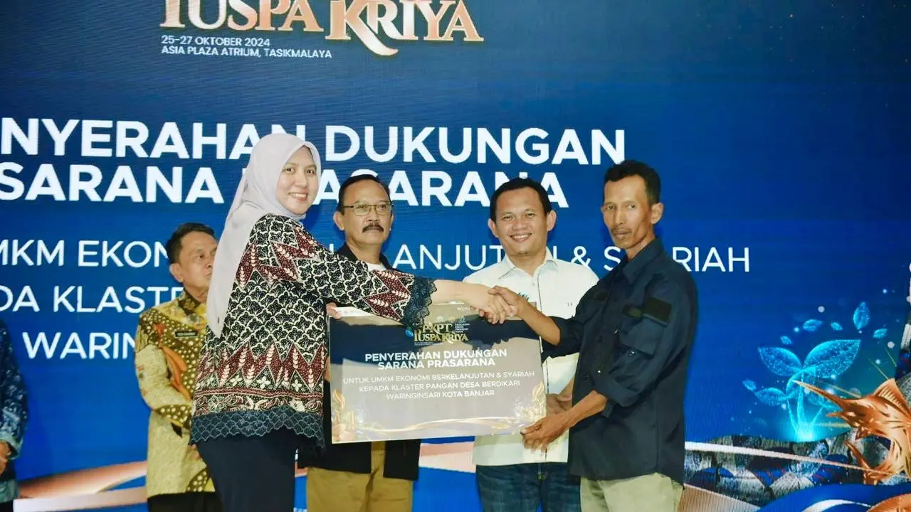 Strategi jitu BI (KPw) Tasikmalaya, Jawa Barat, sukses menopang ragam produk kerajinan Usaha UMKM wilayah Priangan Timur tembus pasar dagang global terutama Asia, Eropa dan Amerika. (Liputan6.com/Jayadi Supriadin)