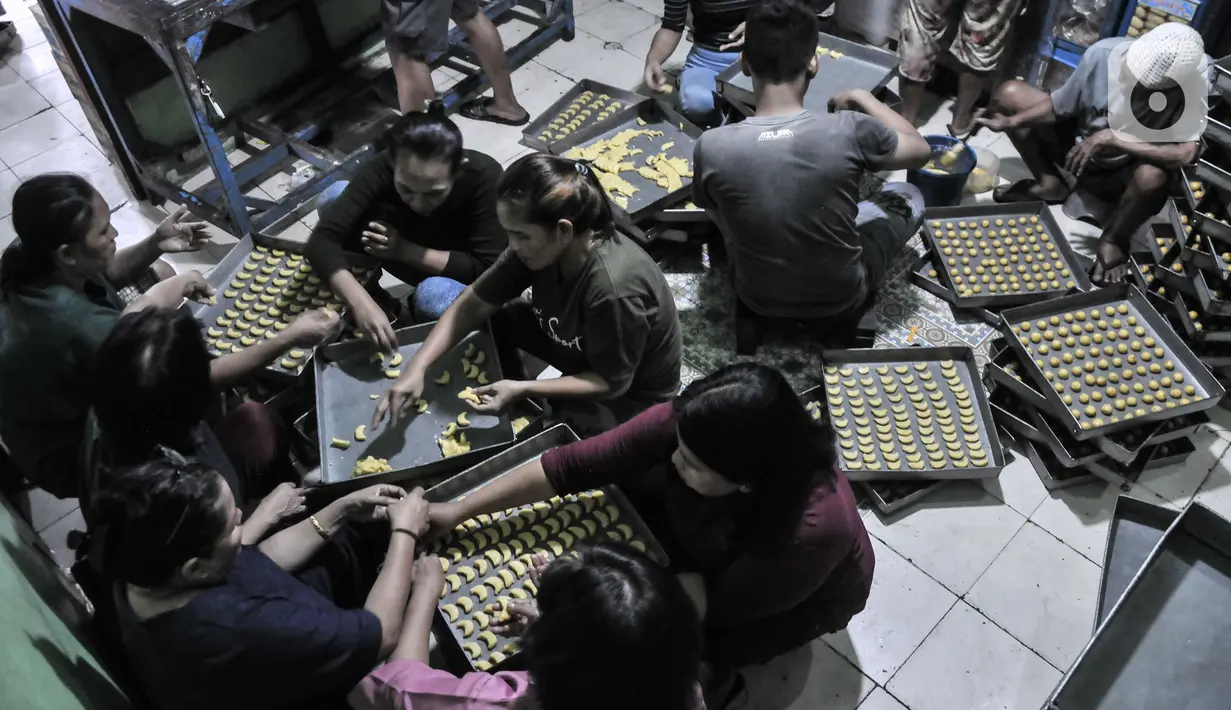 Untuk harga kue kering dijual dengan harga Rp80 ribu per kilogram.  (merdeka.com/Iqbal S Nugroho)