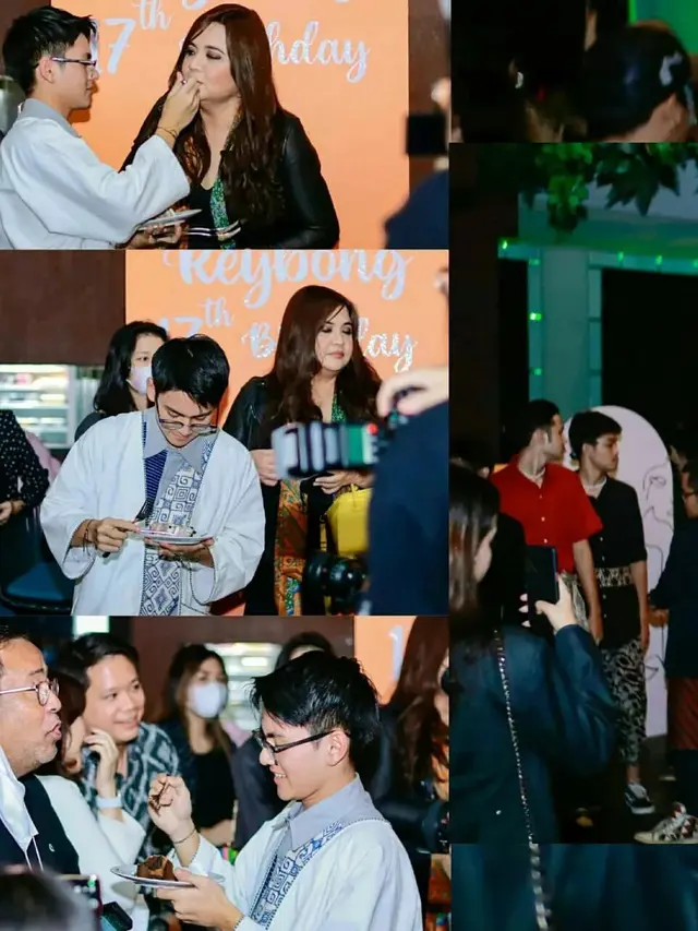 7 Potret Perayaan Sweet Seventeen Rey Bong, Meriah Dihadiri Teman Artis
