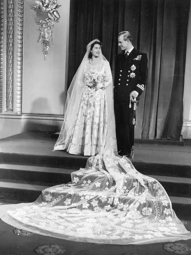 Foto pernikahan Ratu Elizabeth II dan Pangeran Philip. (wikipedia.org)
