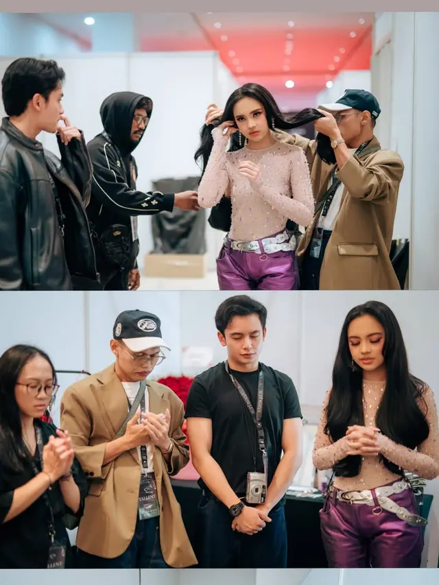 6 Momen Randy Martin Nonton Lyodra di Konser Super Diva, Temani di Backstage