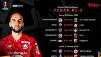 Jadwal Lengkap Liga Europa 2025/26 Pekan Kedua: Live Streaming di Vidio