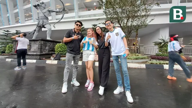 Suporter Timnas Indonesia vs Argentina