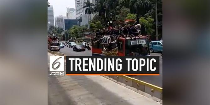 VIDEO: Tagar #KekuasaanDitanganRakyat Puncaki Trending Topic Twitter