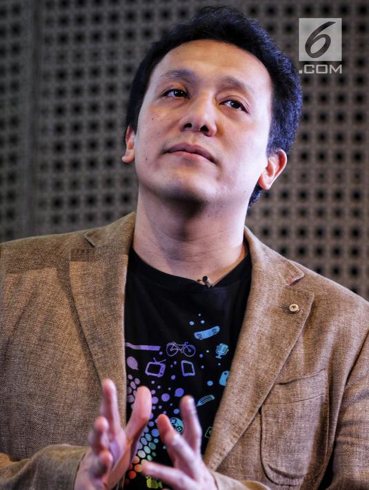 Diaz Hendropriyono saat menjadi pembicara bertajuk “Dengar yang Muda” di Galeri Indonesia Kaya, Jakarta, Kamis (7/2). Kegiatan ini merupakan salah satu upaya pemerintah dalam merangkul generasi muda sebagai agent of change. (Liputan6.com/Johan Tallo)