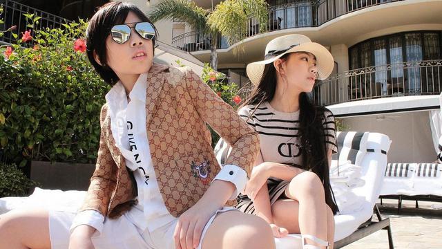 Potret Mischka dan Devon Kei, Kakak Adik Peraih Medali Olimpiade Matematika Internasional. (Sumber: Instagram/winnie_mischkaaoki)