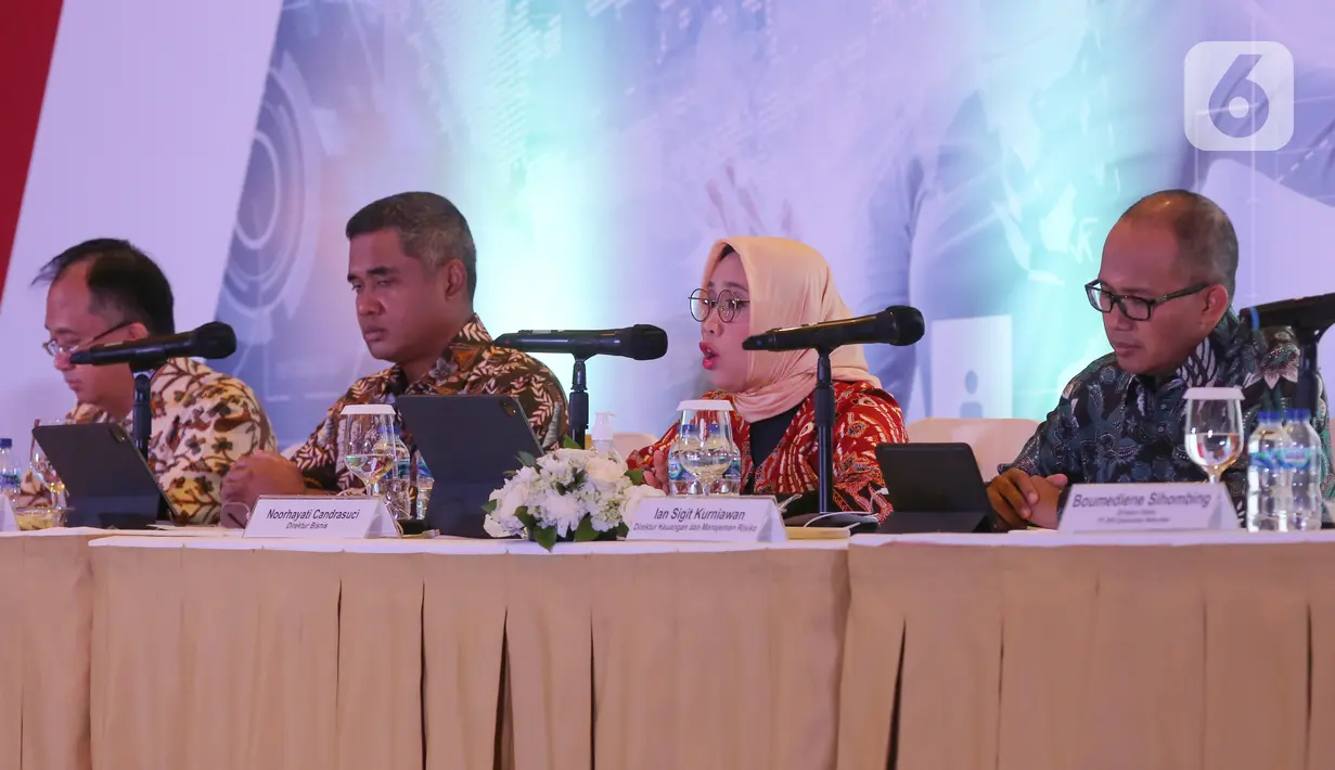 Penawaran umum perdana Mitratel, sebagai upaya mengembangkan bisnis, menciptakan nilai yang optimal bagi perusahaan dan stakeholder serta demi mewujudkan ekosistem telekomunikasi untuk digitalisasi. (Liputan6.com/Fery Pradolo)