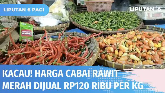 Harga cabai rawit merah di Pasar Baru Karawang melonjak. Kini menyentuh harga Rp 120 ribu per kilogram. Selain cabai rawit merah, harga bawang merah, cabai besar juga turut naik. Akibat kenaikan, pedagang mengeluh karena penjualan menurun.
