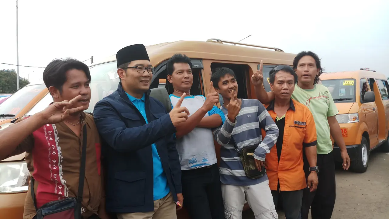 Cagub Ridwan Kamil menyambangi Kota Depok, Jawa Barat
