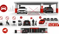 Infografis Etika Parkir untuk Cegah Keributan