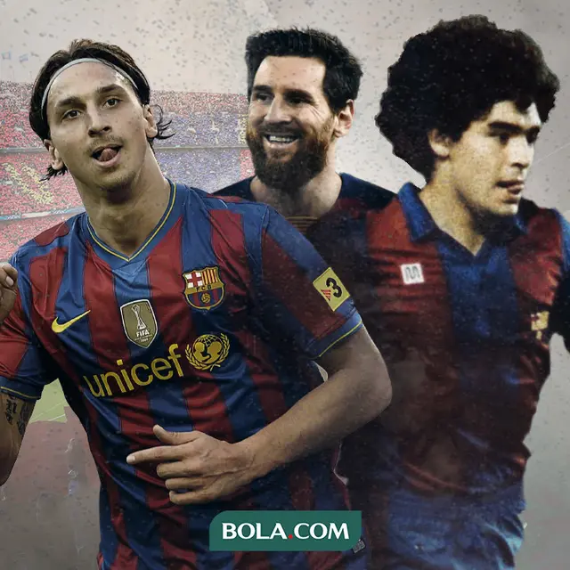 Zlatan Ibrahimovic, Lionel Messi dan Diego Maradona