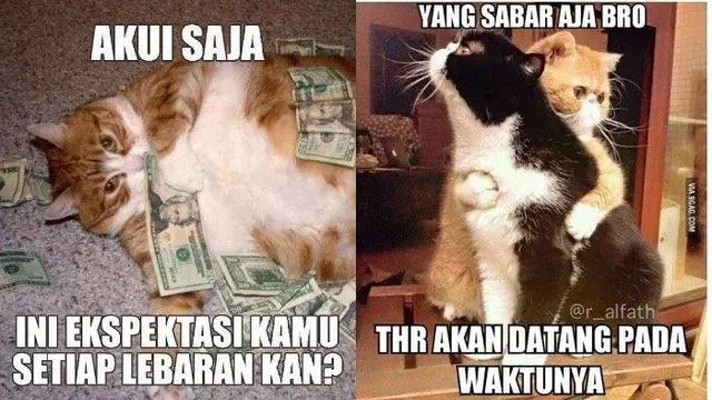 8 Potret Kocak Meme THR Lebaran 2022, Bikin Geleng Kepala