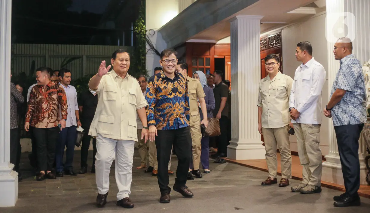 Budiman menuturkan maksud kedatangannya untuk berdiskusi sembari menggali pemikiran Prabowo. (Liputan6.com/Faizal Fanani)