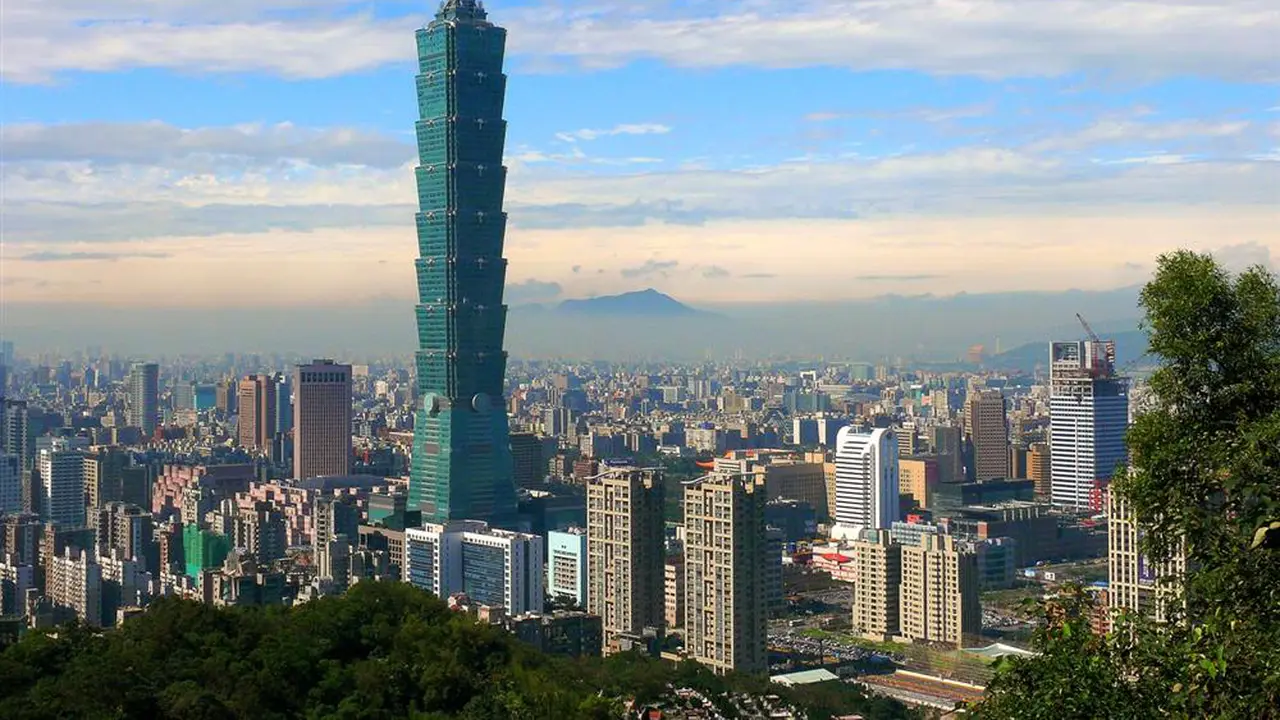 Gedung Taipei 101. 