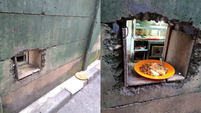 6 Potret Lokasi Warung Ini Nyeleneh Banget, Bikin Pembeli Mikir Dua Kali