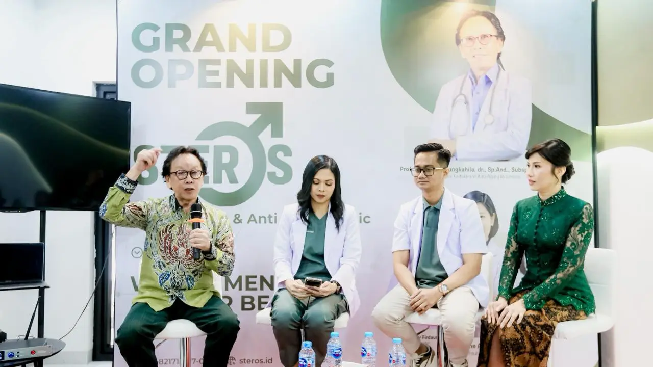 Steros Men’s Health Clinic fokus pada kesehatan hormon, vitalitas, dan pencegahan penuaan demi kualitas hidup pria. (Foto: Istimewa)