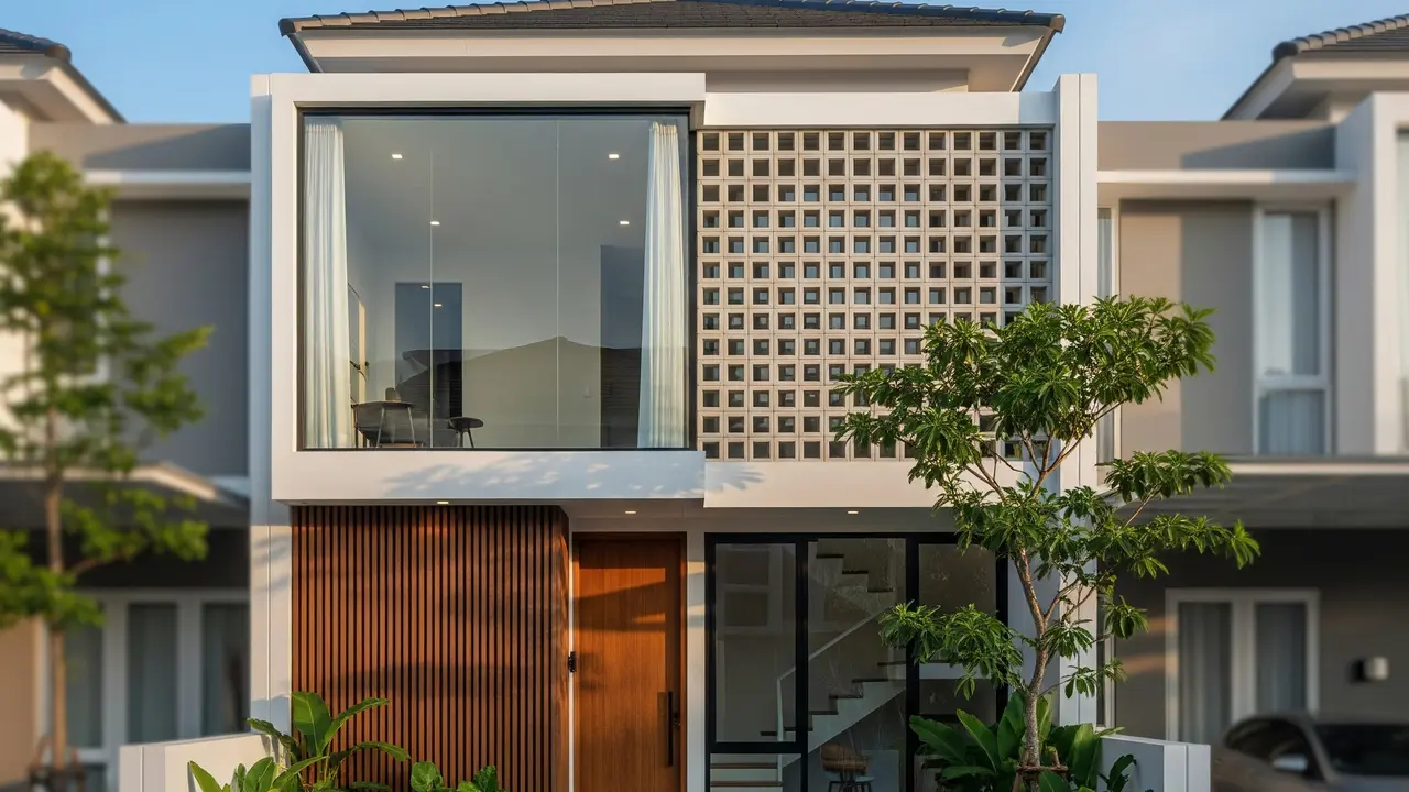 Model Rumah 7x12 Modern 2025 Low Budget untuk Keluarga Muda. Gemini