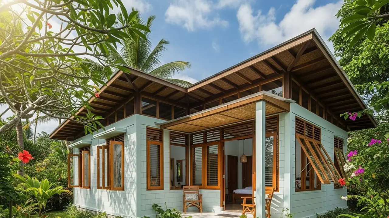 Desain Rumah Kecil Tapi Tetap Adem Tanpa AC Berkat Ventilasi Silang