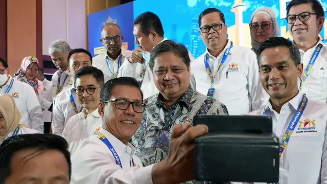 Menteri Koordinator Bidang Perekonomian Airlangga Hartarto dalam acara Penutupan Rapat Pimpinan Nasional Kadin 2022, Jumat (2/12/2022). (Dok Kemenko Perekonomian)