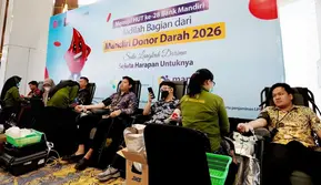 Bank Mandiri Perkuat Aksi Kemanusiaan lewat Donor Darah Serentak Sambut HUT RI