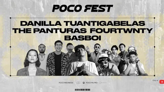 Poster Poco Fest (Dok. Poco Indonesia)