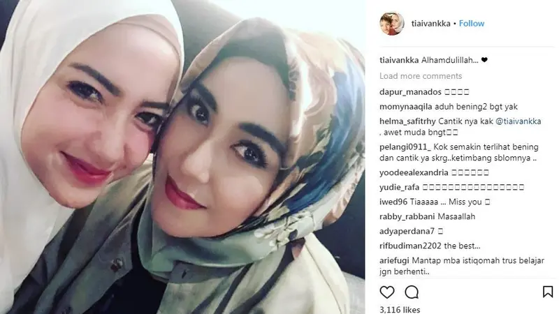 Tia Ivanka berhijab