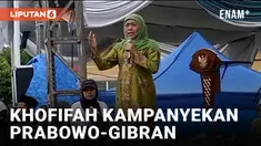 KHOFIFAH BERSAMA RIBUAN UMAT NU LAMPUNG PENGAJIAN AKBAR RAMAIKAN KAMPANYE PRABOWO-GIBRAN