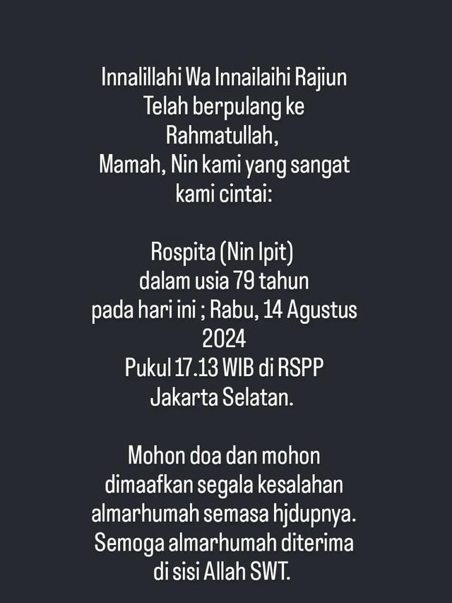 Unggahan Ferry Maryadi. (Foto: Dok. Instagram @kangferrymaryadi)