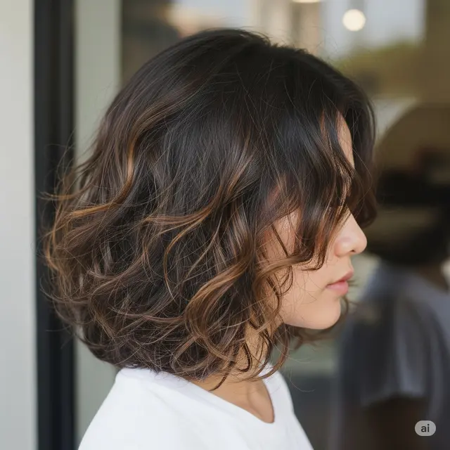 Ide Potong Rambut Pendek Aesthetic. Foto: Gemini