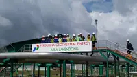 Pembangkit Listrik Tenaga Panas Bumi (PLTP) Lahendong menjadi salah satu andalan pasokan listrik di wilayah Sulawesi Utara.