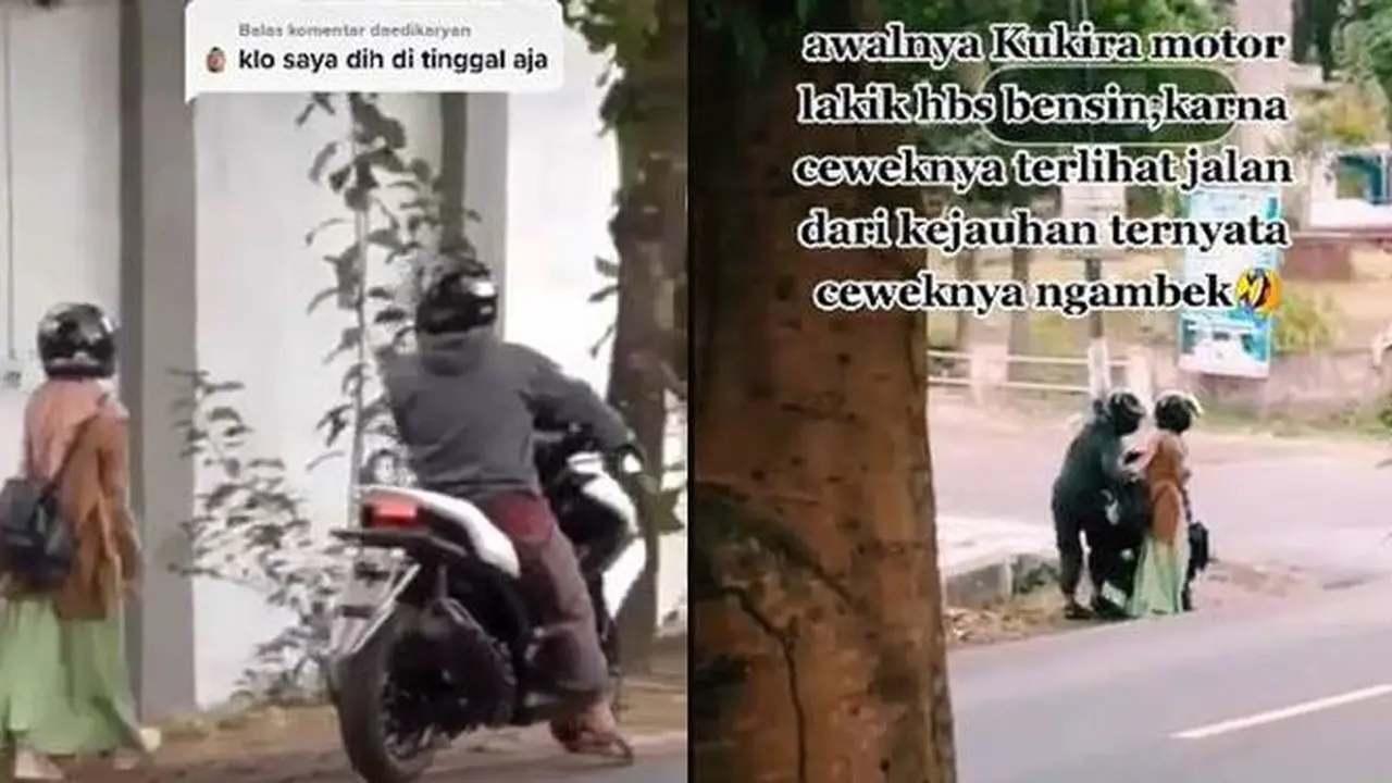 Viral Pasangan Kekasih Marahan di Jalan, Aksi Cowoknya Ini Bikin Geleng Kepala