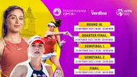 Dapatkan Link Live Streaming WTA 250 Transylvania Open 2022 di Vidio 14 sampai 16 Oktober : Quarterfinal Hingga Final