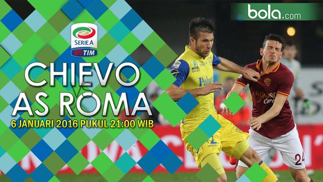 Chievo vs AS Roma (Bola.com/Samsul Hadi)