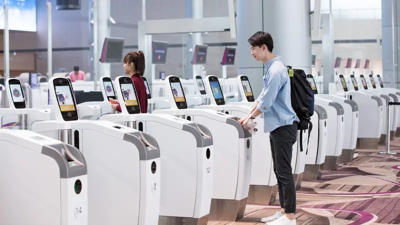 Super Canggih, Bandara Changi Terapkan Sistem Tanpa Loket