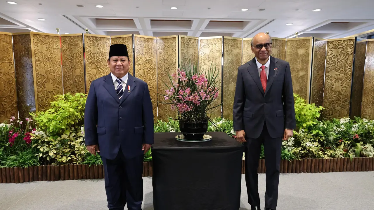 Di Singapura, Prabowo Abadikan Nama Ibunda Tercinta dalam Bunga Anggrek