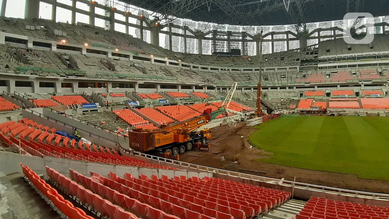 FOTO: Perkembangan Pembangunan Jakarta International Stadium