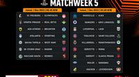 Jadwal dan Live Streaming Pertandingan Liga Eropa Matchweek 5 di Vidio